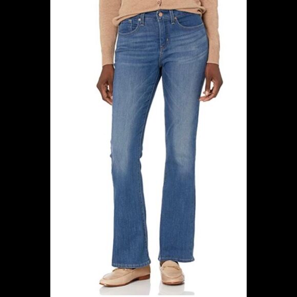 Levi's Denim - Levi's Light Wash Blue Mid Rise Bootcut Jeans 16L